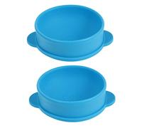 TOGEVAL 2 pièces Pot de Fusion Silicone Pliable pour Chauffe Cire Épilation Accessoire Sécurisé et Antiadhésif pour Salon et Usage Domestique Bleu