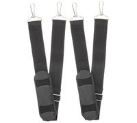 TOGEVAL 2 pièces Sangles pour Étui Violon avec Épaulettes Confortables Ceinture de Portage Résistante Toile avec Boucle Métallique Anticorrosion Maintien Sécurisé pour Étuis Instruments