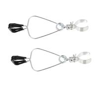 TOGEVAL 2 pièces Support Lampe Chauffante Réglable pour Reptiles Pince Solide Résistante Chaleur Fixation Sécurisée pour Terrarium Tortue et Cage