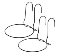 TOGEVAL 2 Pièces Support Mural Métal pour Pots de Fleurs Suspendus Porte Pot Balcon avec Ventilation pour Balcon Jardin et Cuisine
