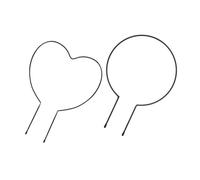 TOGEVAL 2 pièces Support Plantes Grimpantes Treillis Jardin et Décoratif pour Plantes Pot Facile à Assembler Utilisable Clôture ou Écran Intimité