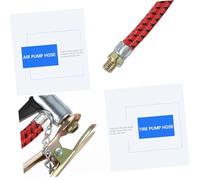 TOGEVAL 2 pièces Tuyau de Rallonge pour Pompe à Tube Flexible Alliage Antirouille avec Joint Étanche Accessoire Portable pour Gonflage Facile des Pneus de