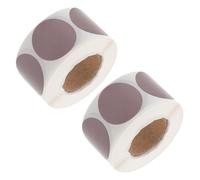 TOGEVAL 2 Rouleaux D’Étiquettes à Gratter Autocollantes Rondes 25 CM 300 Pièces par Rouleau Couleur Rose Doré Autocollants à Gratter pour Mariage Shower Tombola et Loisirs Créatifs