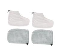 TOGEVAL 2 Set Gants et Couvre Coton Isolant pour Bain de Paraffine Spa et Pédicure Maintien Chaleur et Hydratation des Mains et Usage Professionnel et Domestique