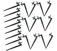 TOGEVAL 20 pièces Buse Arrosage Réglable pour Jardin et Verger Pulvérisateur Micro-brumisation avec Support Piqueur Économie Eau et Installation Facile