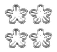 TOGEVAL 20 Pièces Lot de 20 Goupilles de Serrage en C Grises pour Cannes de Marche et Déambulateurs, Compatibles Tubes 25/28 MM, Clips de Fixation Résistants pour Accessoires de Mobilité