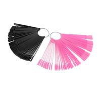 TOGEVAL 200 Pièces Échantillons D'ongles Panneau D'affichage De Porte-ongles Palette De Mélange D'art D'ongle Organisateur De Vernis Gel Bâtons D'affichage à Ongles Plastique