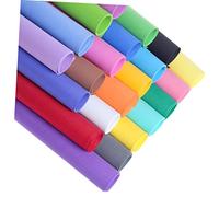 TOGEVAL 20pièces Papier Éponge Épaiss Feuilles Eva Artisanat Scrapbooking Décor Carton Couleurs Mélangées