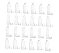 TOGEVAL 24 pièces Lot de Flacons Plastiques Souples Pet Distributeurs Transparents Étanches pour Lotion Shampooing Peinture Bricolage et Voyage