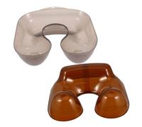 TOGEVAL 2pièces Bac à Plastique pour Salon Support Épaule pour Et Coupe De Cheveux Plateau De pour Nuque Prévention des Fuites De Outil Pratique pour Coiffeurs