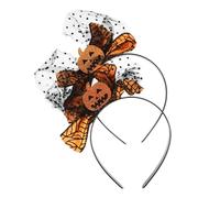 TOGEVAL 2pièces Coiffes Décoratives à Motif Citrouille Pour Halloween Bandeaux De Fête Pour Cosplay Lot