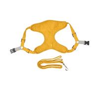 TOGEVAL 2pièces Harnais Et Laisse Réglable pour Petits Animaux Gilet Confortable avec Corde De Traction Modèle Adorable
