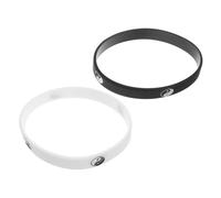 TOGEVAL 2pièces Lot De Bracelets Tai Chi Assortis Silicone Design Yin Yang Pour Sport Danse Quotidien Ajustement Sécurisé