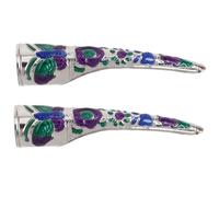 TOGEVAL 2pièces Pour Costume Halloween Accessoires De Cosplay Garde De Doigts Traditionnelle Chinoise Détails Idéaux Pour Et Historiques