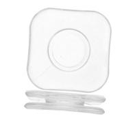 TOGEVAL 2Pièces Support de Téléphone Adhésif Antidérapant Gel Tampon Réutilisable pour Voiture et Bureau Mobile Place sans Traces