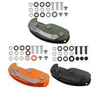 TOGEVAL 3 Ensembles Clip De Clé Clip Arrière Faire Levier Tronçonneuse De Poche Réutilisable Accessoire Ceinture Dehors Mousqueton Appareils Agrafe Ouvreur Corde Stylo Alliage D'aluminium