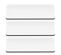 TOGEVAL 3 Pièces Badge de Travail DIY avec Clips Épingles Légères et Résistantes à Usure Porte-noms Vierges pour Conférences et Expositions Accessoires Badges Épingle pour Tenue