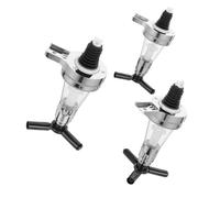 TOGEVAL 3 pièces Distributeur Mural Doseur pour Boissons Alcoolisées Pompe à Ressort pour Bar Maison Verseur pour Whisky Vodka Brandy et Jus Gaspillage et Stable