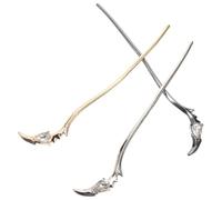 TOGEVAL 3 pièces Dragon-shaped Hanfu Hair Sticks Set Elegant Chinese Hairpins For Women Secure Grip Traditional Hair Styling Accessories In