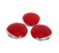 TOGEVAL 3 Pièces Eyelash Storage Case With Mirror Refillable Powder Organizer Portable Empty Compact Makeup Container For Women