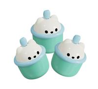 TOGEVAL 3 Pièces Gobelets Moussants Visage Portable pour Nettoyant Facial à Mousse Simple et Pratique Léger pour Usage Domestique et Voyage Nettoyage