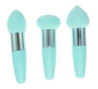 TOGEVAL 3 pièces Makeup Sponge Set For Women Soft High-density Foundation Sponges Dual-use Wet And Dry Cosmetic Applicators Skin-friendly And
