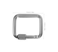 TOGEVAL 3 Pièces Mousquetons Robusts Multifonctionnels pour Escalade et Camping Clip Ceinture Pratique avec Ouvre Bouteille Accessoire Outdoor Polyvalent pour Randonnée Cyclisme