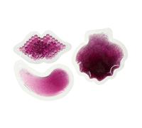 TOGEVAL 3 pièces Pack de Gel Réutilisables Chaud et Froid pour Yeux et Gel Apaisant pour Soin Contour des Yeux Fatigue Relaxant Visage