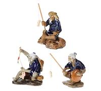 TOGEVAL 3 Pièces Pêcheur Pompe à Poisson Poteaux Pots De Pépinière Transparents pour Plantes Réservoirs Usine Planteur Filtre à Cartouche Pompe D'aquarium Conteneurs Céramique Colorful