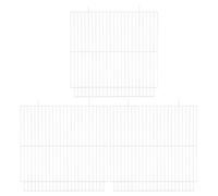 TOGEVAL 3 Pièces Séparateurs de Cage pour Hamster 3 Pcs en Treillis Métallique 28 X 27 CM, Panneau de Séparation Sécurisé sans Bavure pour Enclos Petits Animaux, Organisation Flexible