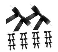 TOGEVAL 30 pièces Lot Nœuds Satin pour Verre Pied Vin Décoration DIY Élégante pour Mariage Fête et Dîner Romantique Marqueurs Verre Pied Vin Décoratifs