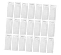 TOGEVAL 30 Pièces Marque Pages de Lecture Papier Épais Résistants avec Sections pour Notes et Cartes Bibliothèque pour Amateurs Écoles et Bureaux