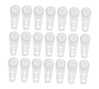 TOGEVAL 30 Pièces Roller Carriers for Curtain Track Ceiling Curtain Track Glider Hooks with Ball Bearing Mechanism High Load Capacity Plastic Sliding Gliders for Living Room and Shower