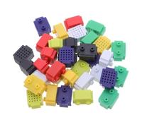 TOGEVAL 35 Pièces Mini Breadboard Kit sans Soudure PCB Circuit Électronique Compact Polyvalent pour Projets DIY Garçon Fille et Débutants