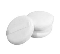 TOGEVAL 3pièces Lot de Houppettes Rondes Coton pour Corps et Visage Applicateur pour Poudre et Fond de Teint