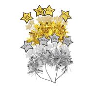 TOGEVAL 4 Pièces Accessoires Du Réveillon Du Nouvel An Faveurs De Fête Décoration De Fête Bande De Cheveux Ornement Des Cheveux