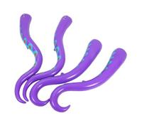 TOGEVAL 4 Pièces Blow Up Octopus Tentacles Decorations for Halloween Window Party Supply Plastic Reusable Ocean Theme Decor