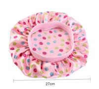 TOGEVAL 4 pièces Bonnet de Nuit Élastique pour Garçon Fille Protection Cheveux Respirante et Légère Casquettes Imprimées Multicolores pour Maison et Voyage