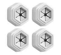 TOGEVAL 4 pièces Crochets Porte-serviettes Adhésifs sans Perçage Support Mural pour Salle de Bain Cuisine Balcon Installation Facile et Rangement Pratique