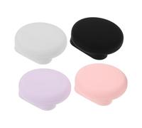 TOGEVAL 4 pièces Lot de Coques de Protection pour Traceur Extérieur Étui Sécurisé Compatible Localisateur Facile à Installer Design Simple et Noir Blanc Rose