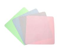 TOGEVAL 4 pièces Lot de Lingettes Microfibres Colorées pour Lunettes et Écrans Grand Format Nettoyage des Verres Écrans Mobiles Appareils Photo et Bijoux Portable et Doux