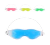 TOGEVAL 4 pièces Masque pour Yeux Gel Masques de Sommeil Froids et Chauds Apaisantes pour Fatigue Oculaire Design Élégant et Réutilisable Confort Optimal Bleu Vert Rouge Jaune
