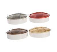 TOGEVAL 4 pièces Organisateur de Câbles USB Enrouleur de Cordons Grand Volume Gestion Pratique des Câbles de Données Compact pour Bureau et Cartable Couleur Aléatoire Couleur Aléatoire