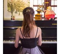 TOGEVAL 4 pièces Peignes à Cheveux Métalliques Fourchettes Ondulées Décoratives Accessoires de Coiffure Latérale pour Mariage et Usage