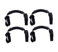 TOGEVAL 4 pièces Poignée de Sécurité Voiture Prise Antidérapante Légère pour Barre de Toit et Intérieur Auto Suv Camion Installation Facile et Multi-usages