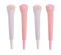 TOGEVAL 4 pièces Stylos Bille Étudiants Stylos Décompression Amusants avec Gel Encre Jouets Anti-stress Mignons pour Écriture et Détente Couleur Aléatoire Couleur Aléatoire