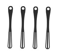 TOGEVAL 4 pièces Œufs Manuel PP Ergonomique pour Cuisine Multifonction pour Battre Mélanger et Fouetter Efficacement Réutilisable
