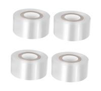 TOGEVAL 4 Rouleaux Ruban de Greffage Extensible Transparent Film de Protection PE pour Plantes Tuteur Fixation Auto-adhésif Respirant pour Bouturage et Réparation des Plants de et Autres