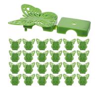 TOGEVAL 40 Pièces 40 Pinces Auto-adhésives pour Plantes Grimpantes en Plastique, Supports Invisibles pour Fixation Murale, Clips pour Jardinière, Adaptés à L’intérieur, Pack de 40 Pièces,