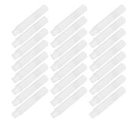 TOGEVAL 40 Pièces Transparent Chalk Holders Anti-dust Chalk Sleeve For Teachers Students Classroom Home School Supplies